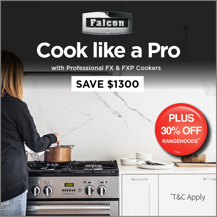 Falcon Oven Sale - $1300 Off Professional FX/FXP Cookers + 30% Off Rangehood
